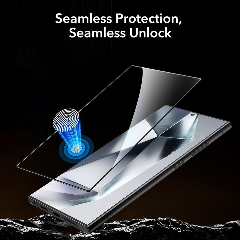 محافظ صفحه نمایش سامورایی مدل ovglass مناسب برای گوشی موبایل سامسونگ Galaxy S24 Ultra