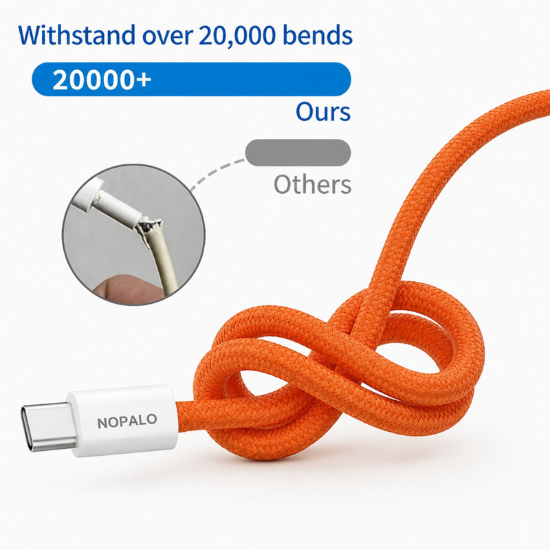 کابل USB-C نوپالو مدل NP-C60 طول 1 متر