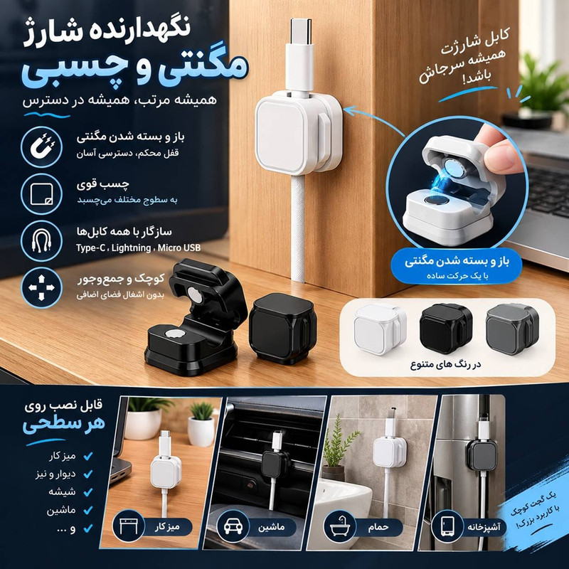 گیره نگهدارنده کابل مدلWKZ58