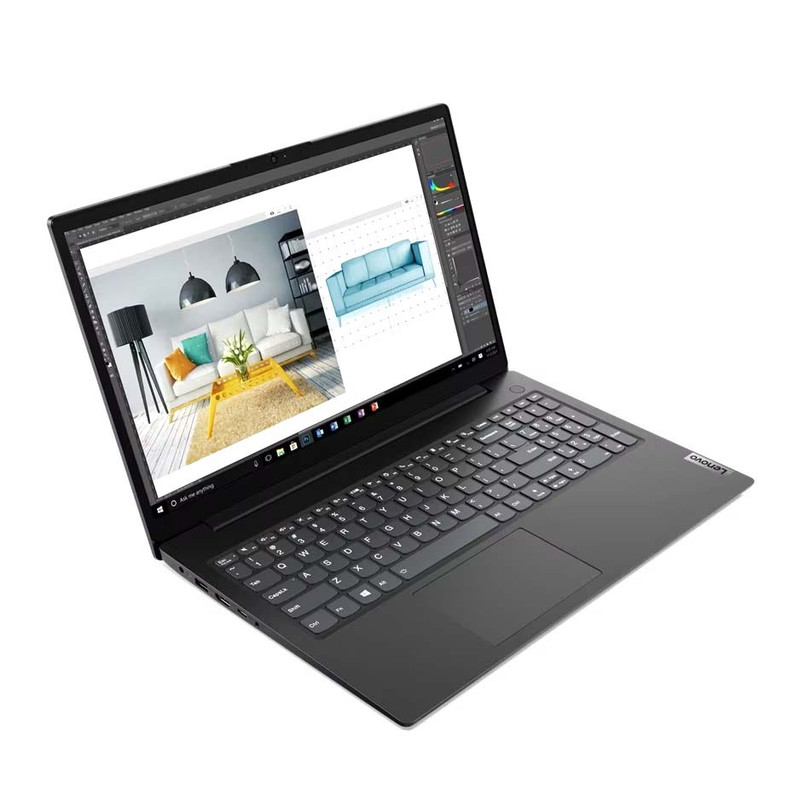 لپ‌تاپ لنوو مدل V15 G2 IJL با پردازنده Celeron N4500، رم DDR4 8GB با فرکانس 2933MHz، حافظه SSD با ظرفیت 256GB، نمایشگر 15.6 اینچ TN با وضوح Full HD، کاستوم شده