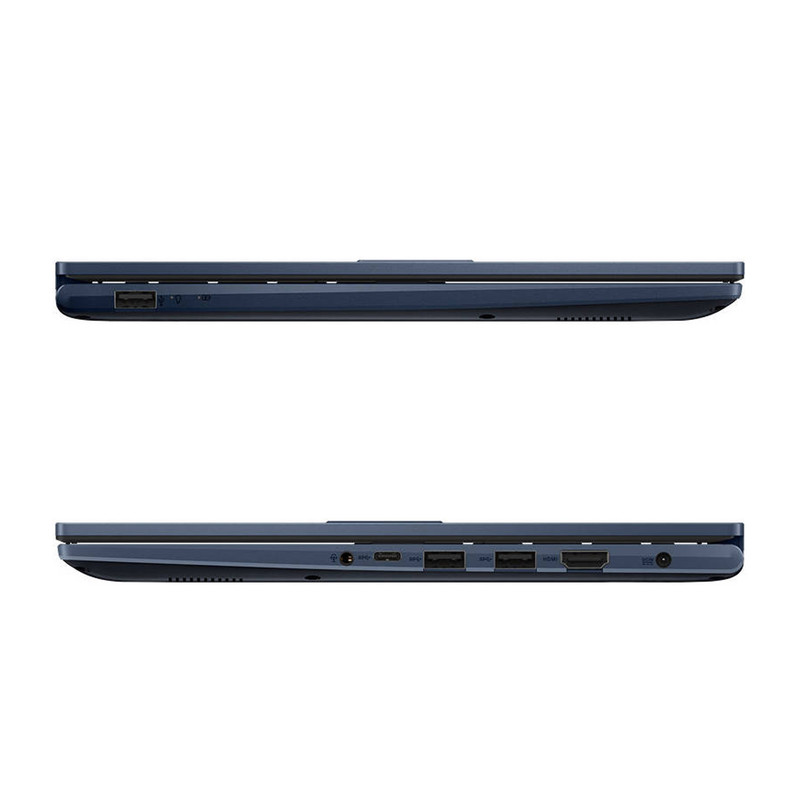 لپ‌تاپ 15.6 اینچی ایسوس Vivobook 15 X1504VA، پردازنده نسل 13 اینتل مدل Core i3 1315U، با نمایشگر Full HD مات، حافظه رم 8 گیگابایت DDR4 و حافظه داخلی SSD با ظرفیت 512 گیگابایت، وبکم HD با درپوش لنز