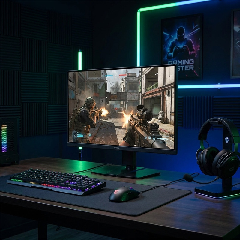مانیتور گیمینگ 27 اینچ ام اس آی مدل MAG 272PF X24 با وضوح Full HD پنل Rapid IPS و نرخ به روزرسانی 240 هرتز