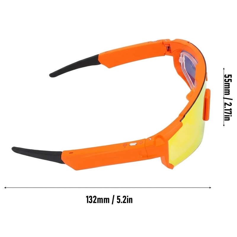 عینک هوشمند دوربین دار مدل AI Smart Glasses 4K
