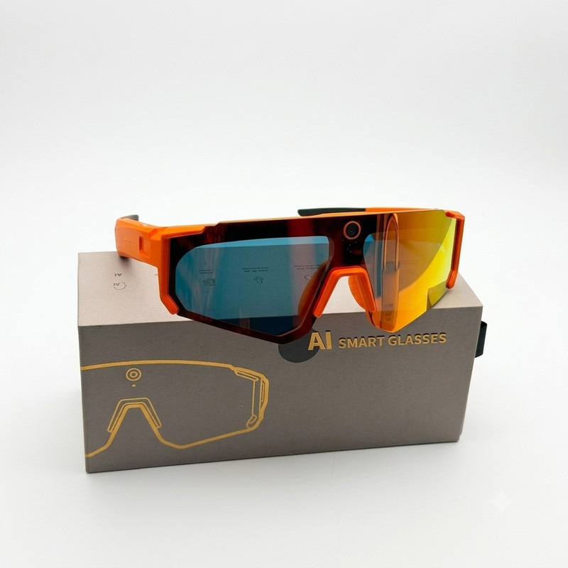 عینک هوشمند دوربین دار مدل AI Smart Glasses 4K