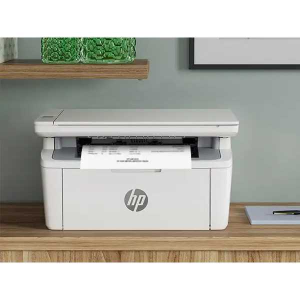 پرینتر اچ‌پی تک رنگ سه کاره با چاپ لیزری مدل LaserJet MFP M141w، سایز چاپ A4، مجهز به نرم افزار واسط ارتباطی (API)