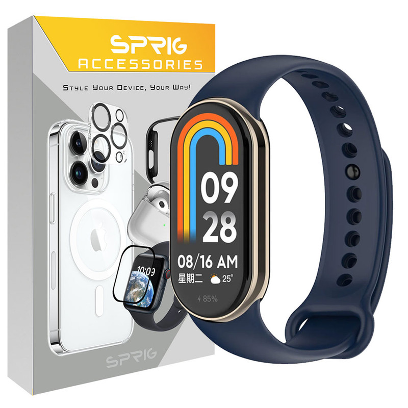 بند اسپریگ مدل Silix-Mi مناسب برای ساعت هوشمند شیائومی Mi band 8 / 9 / 10 (12mm)