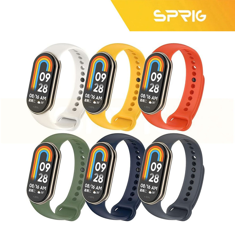 بند اسپریگ مدل Silix-Mi مناسب برای ساعت هوشمند شیائومی Mi band 8 / 9 / 10 (12mm)