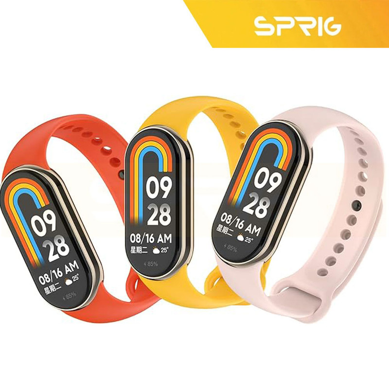 بند اسپریگ مدل Silix-Mi مناسب برای ساعت هوشمند شیائومی Mi band 8 / 9 / 10 (12mm)