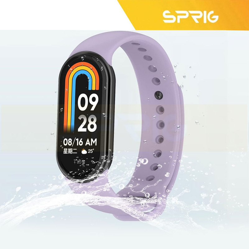 بند اسپریگ مدل Silix-Mi مناسب برای ساعت هوشمند شیائومی Mi band 8 / 9 / 10 (12mm)