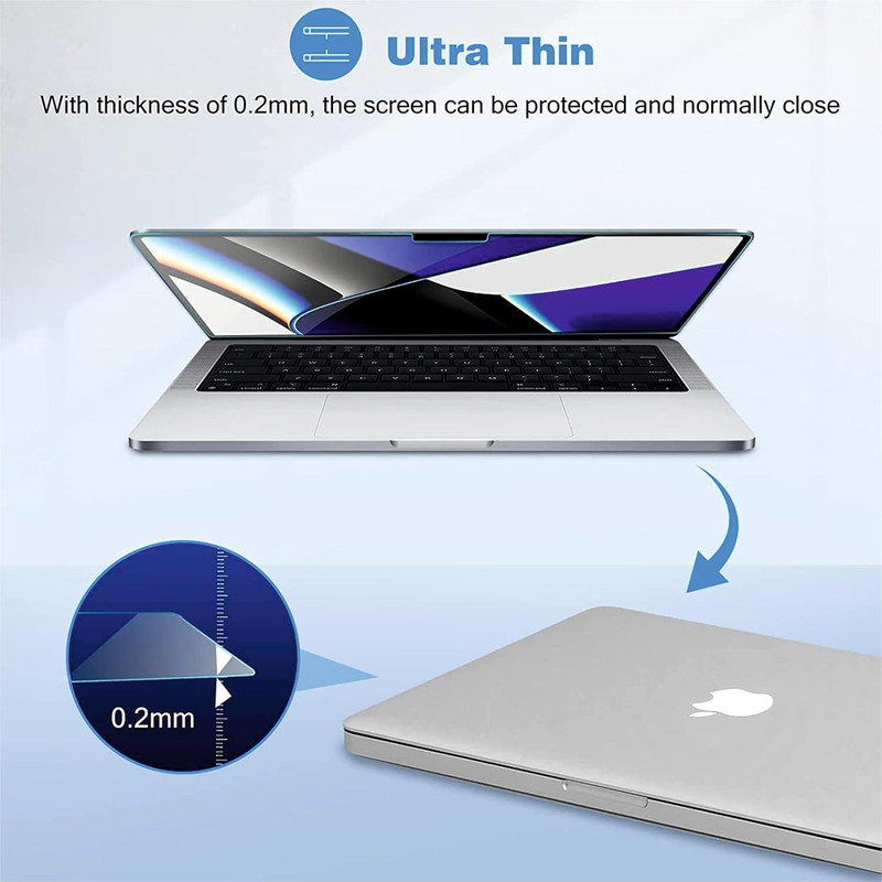 محافظ صفحه نمایش شیشه ای بادیگارد مدل TabG مناسب برای لپ تاپ اپل MacBook Air 13.6 inch M2 / M3 / M4