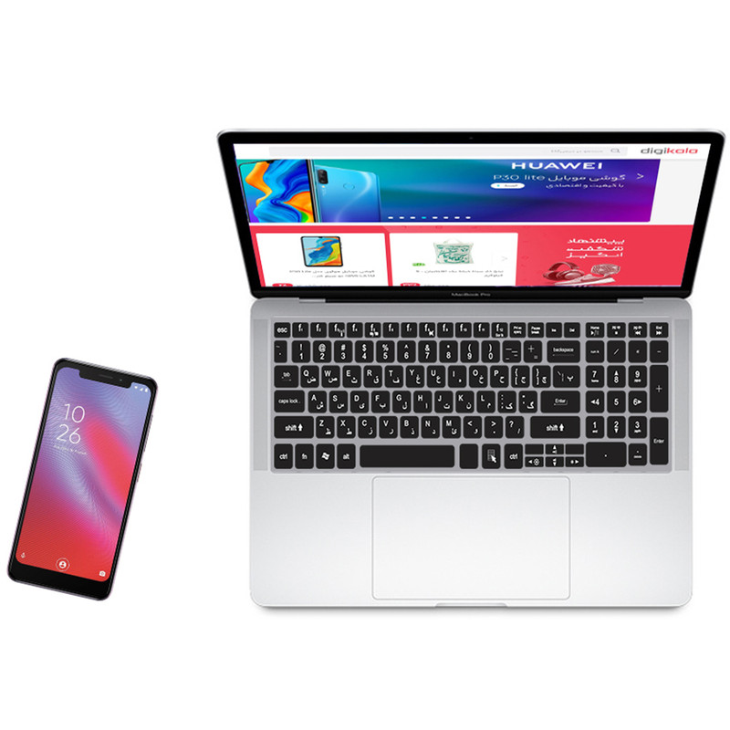برچسب حروف فارسی کیبورد مدل bl-ck_N1