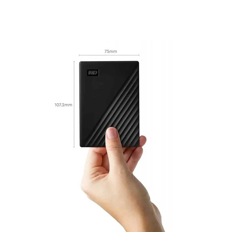 هارد اکسترنال وسترن دیجیتال مدل My Passport ظرفیت 4 ترابایت با استاندارد ارتباطی USB 3.2 Gen1