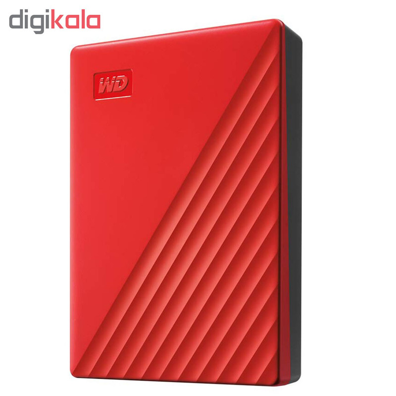 هارد اکسترنال وسترن دیجیتال مدل My Passport ظرفیت 4 ترابایت با استاندارد ارتباطی USB 3.2 Gen1