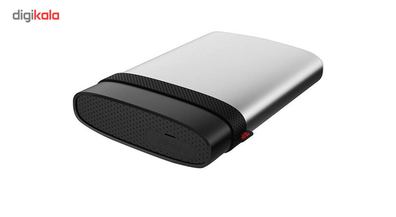 هارد اکسترنال سیلیکون پاور مدل Armor A85 ظرفیت دو ترابایت دارای رابط USB Type-A 3.2