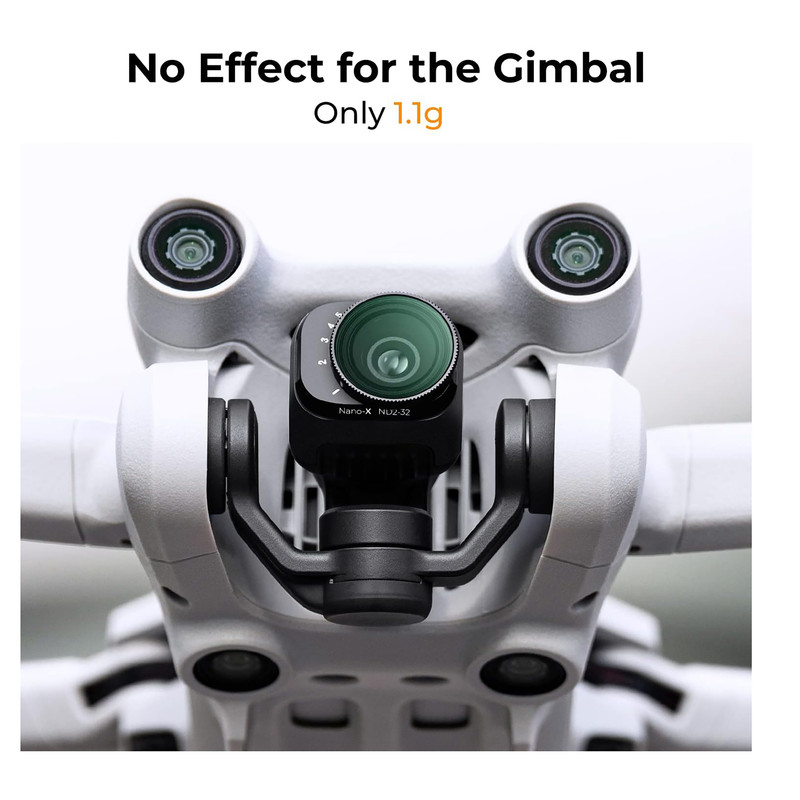فیلتر لنز کی اند اف مدل  VARIABLE ND LENS FILTERS KIT 2 (ND2-32 + ND32-512) FOR DJI MINI 3/MINI 3PRO -NANO-X