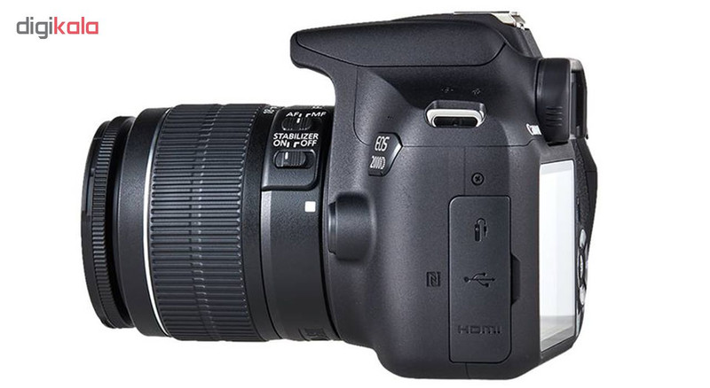 دوربین دیجیتال کانن مدل EOS 2000D به همراه لنز 18-55 میلی متر IS II