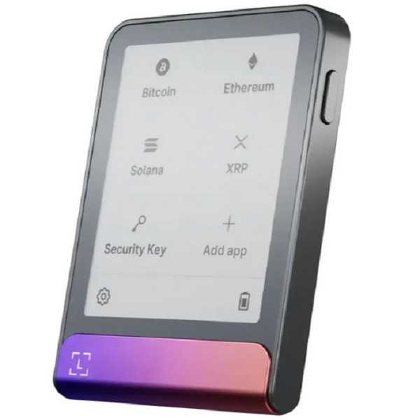 کیف پول سخت افزاری لجر مدل فلکس طرح Crimson Magenta به همراه کلید ریکاوری