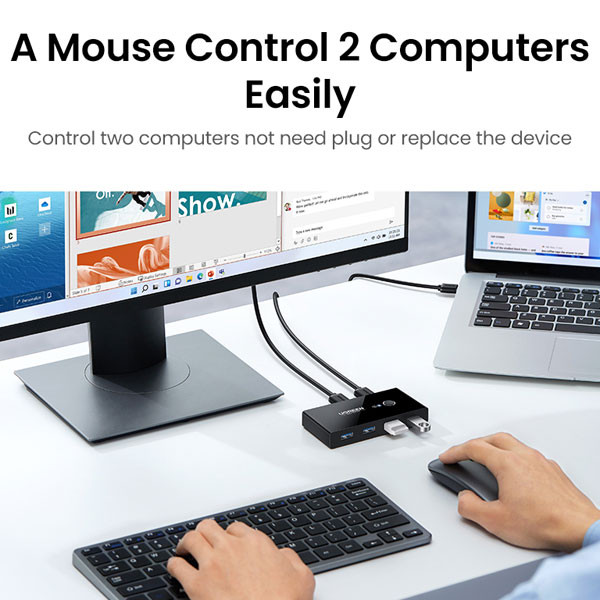 هاب سوئیچ 4 پورت پرینتر یوگرین مدل US216-30767