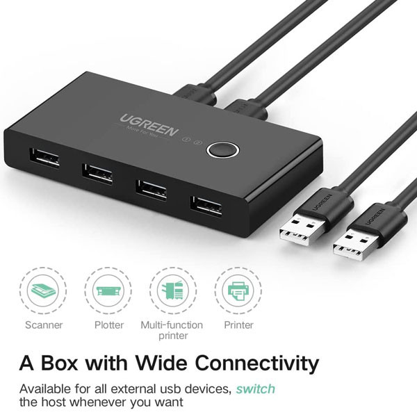 هاب سوئیچ 4 پورت پرینتر یوگرین مدل US216-30767