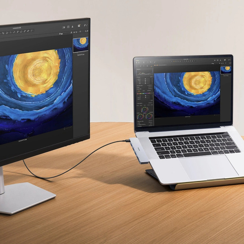 هاب 6 پورت USB-C بیسوس مدل UltraJoy Series BS-OH179