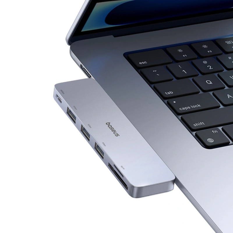 هاب 6 پورت USB-C بیسوس مدل UltraJoy Series BS-OH179