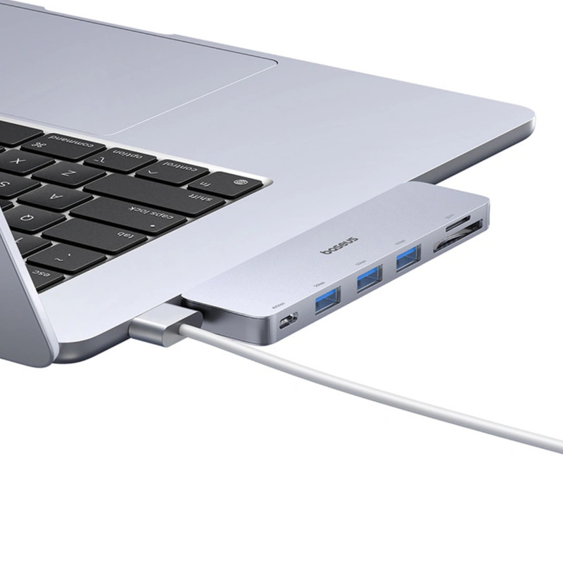 هاب 6 پورت USB-C بیسوس مدل UltraJoy Series BS-OH179