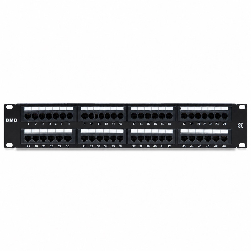 پچ پنل 48 پورت بی ام بی مدل Cat6