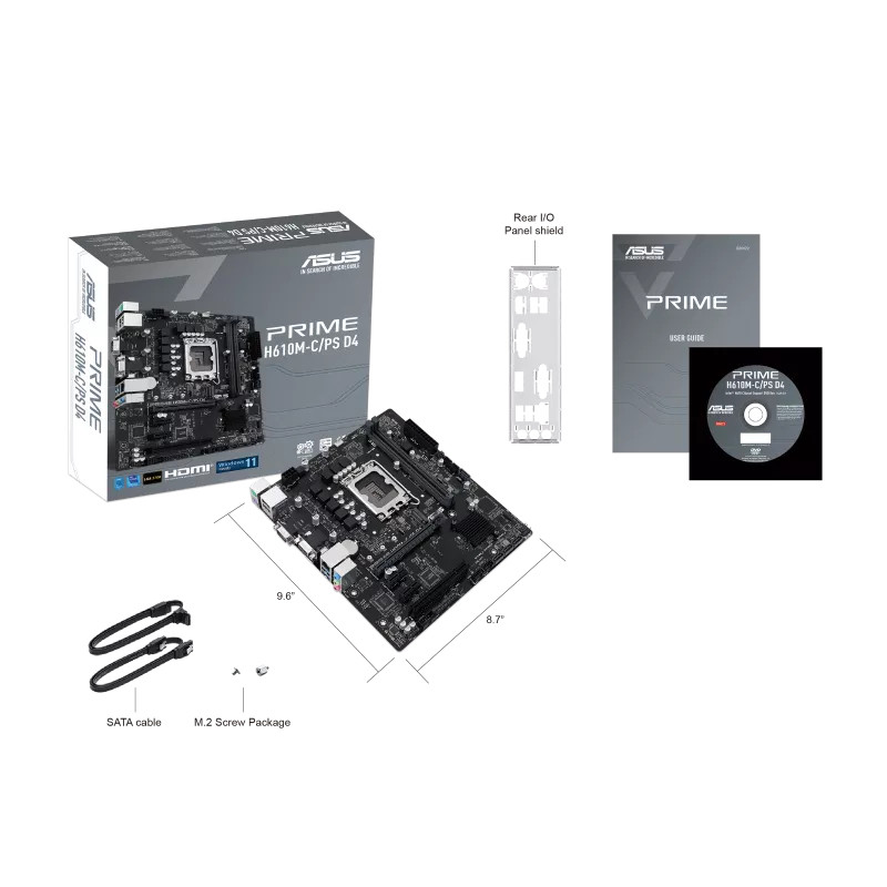 مادربرد ایسوس مدل PRIME H610M-C/PS D4