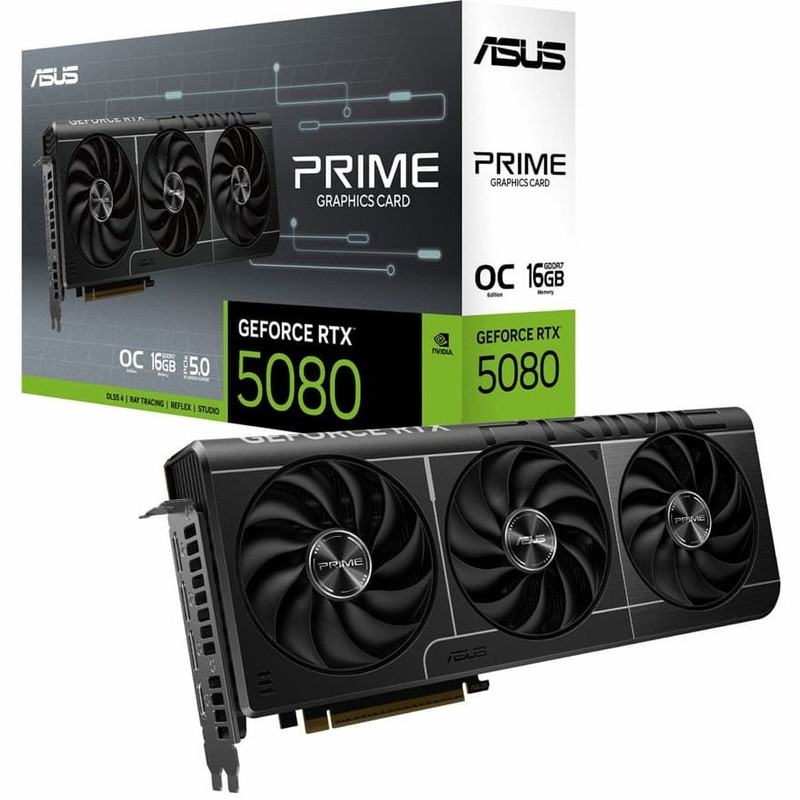 کارت گرافیک ایسوس مدل PRIME GeForce RTX 5080 16GB GDDR7 OC Edition