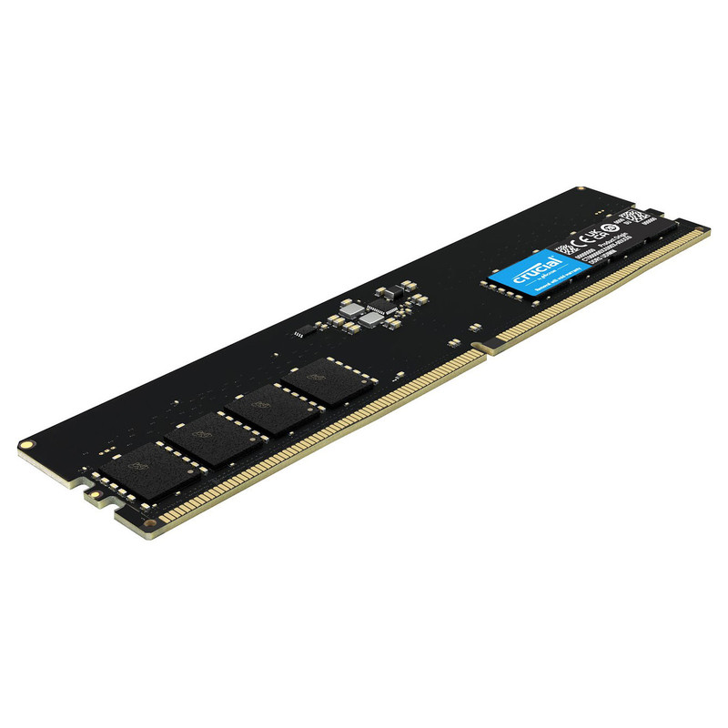 رم دسکتاپ 8 گیگابایت DDR5 کروشیال مدل CT8 با فرکانس 4800 مگاهرتز، تایمینگ CL40 و ولتاژ 1.1 ولت، تک‌کاناله