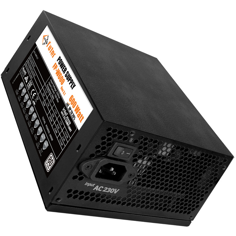 منبع تغذیه کامپیوتر 600 وات فاطر مدل FP-W600 80Plus 600W