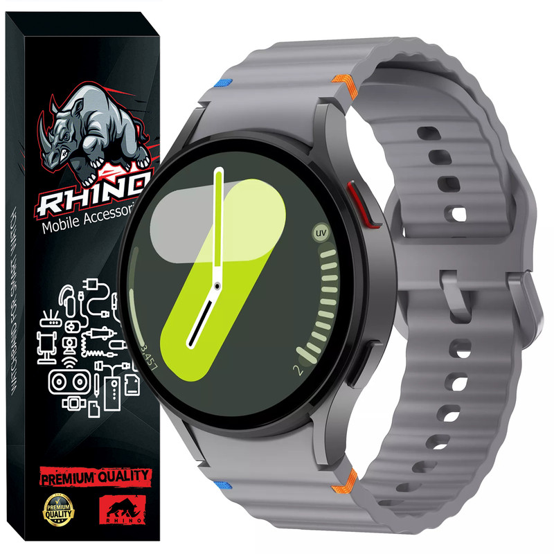 بند راینو مدل W7-Sport مناسب برای ساعت هوشمند سامسونگ Galaxy Watch 4/5/6/7/FE سایز 40/42/43/44/46/47 میلی متری