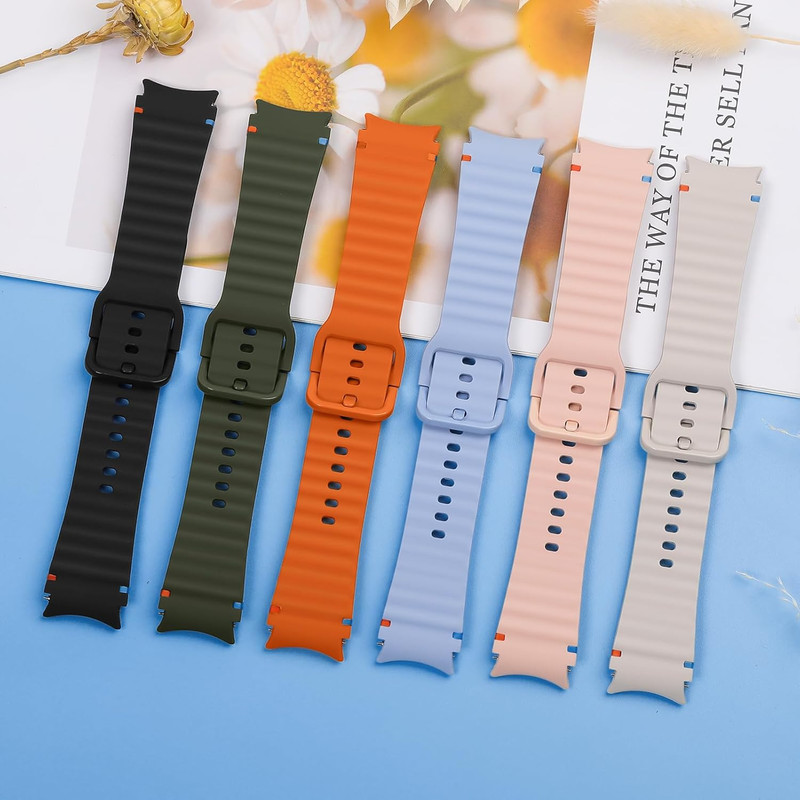 بند راینو مدل W7-Sport مناسب برای ساعت هوشمند سامسونگ Galaxy Watch 4/5/6/7/FE سایز 40/42/43/44/46/47 میلی متری