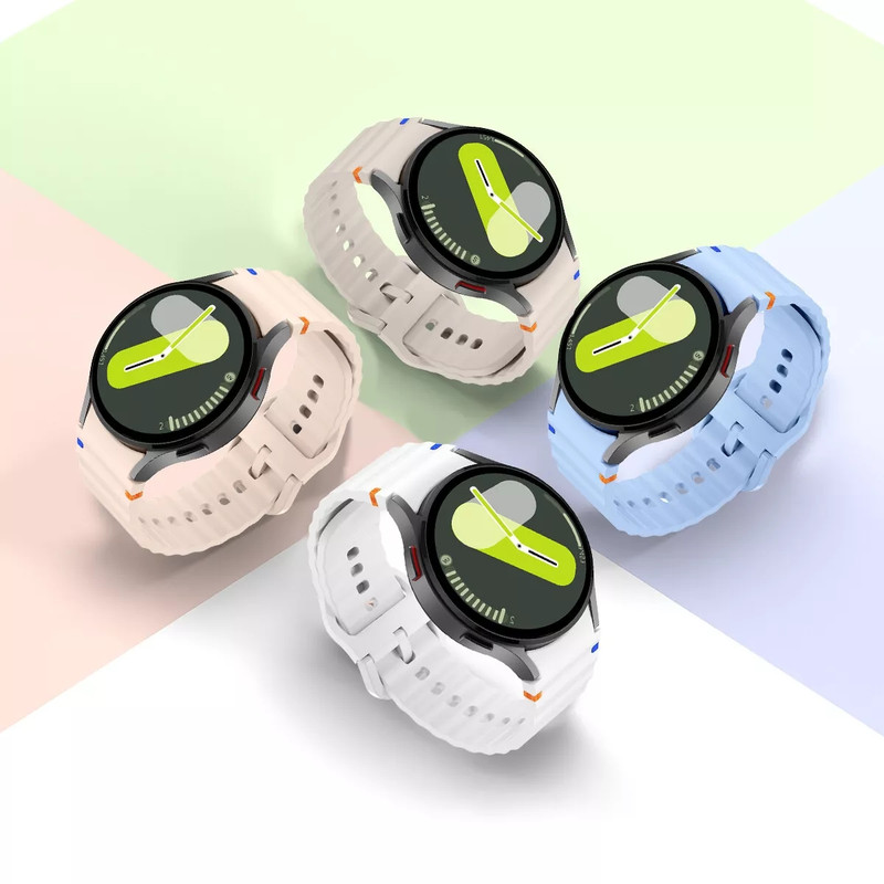 بند راینو مدل W7-Sport مناسب برای ساعت هوشمند سامسونگ Galaxy Watch 4/5/6/7/FE سایز 40/42/43/44/46/47 میلی متری