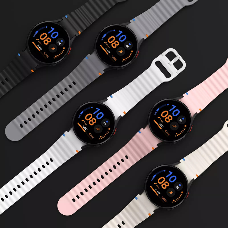بند راینو مدل W7-Sport مناسب برای ساعت هوشمند سامسونگ Galaxy Watch 4/5/6/7/FE سایز 40/42/43/44/46/47 میلی متری