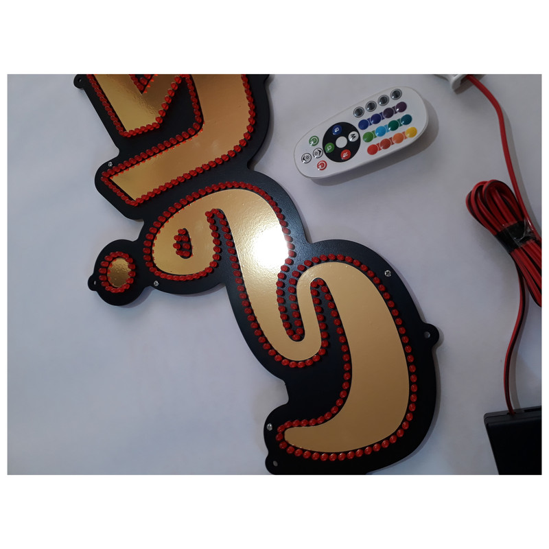 تابلو ال ای دی میشانه مدل کافی نت کد 580 به همراه فلاشر و کنترل