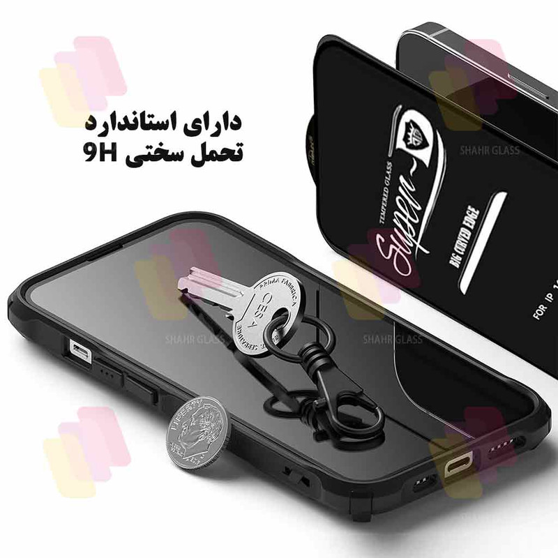 محافظ صفحه نمایش شهر گلس مدل SUPRDS مناسب برای گوشی موبایل اپل iPhone 16 Pro Max