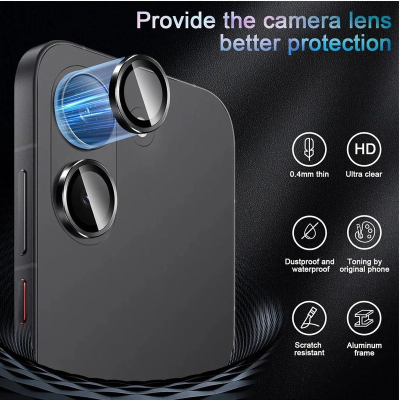 محافظ لنز دوربین بادیگارد مدل رینگی مناسب برای گوشی موبایل شیائومی Poco X8 Pro