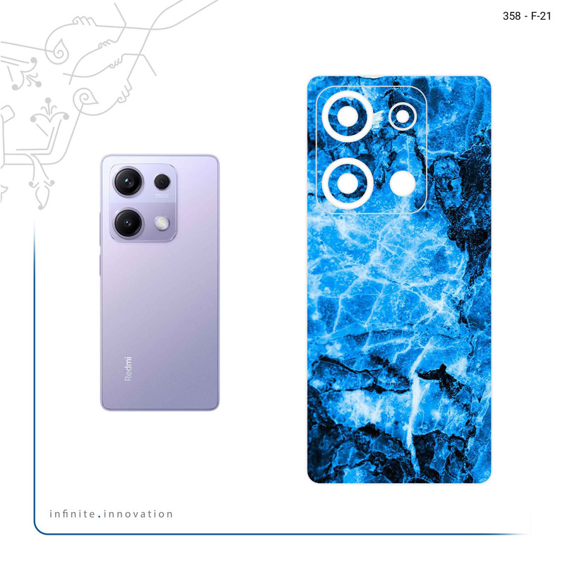 برچسب پوششی ماهوت مدل Blue Marble مناسب برای گوشی موبایل شیائومی Redmi Note 14S