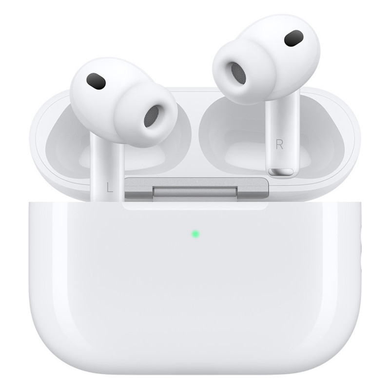 هدفون بلوتوثی اپل مدل AirPods Pro 3 با نویز کنسلینگ فعال، قابلیت پخش صدای محیطی، عمر باتری 10 ساعت، مقاوم در برابر رطوبت و عرق