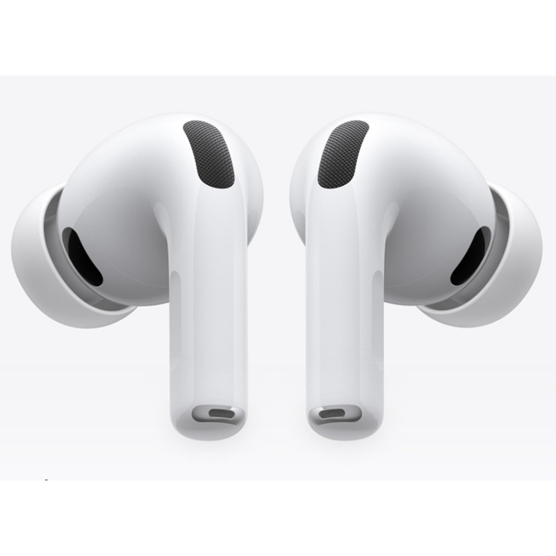 هدفون بلوتوثی اپل مدل AirPods Pro 3 با نویز کنسلینگ فعال، قابلیت پخش صدای محیطی، عمر باتری 10 ساعت، مقاوم در برابر رطوبت و عرق