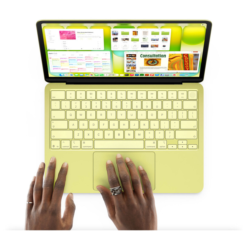 لپ‌تاپ 13 اینچی اپل مدل MacBook Neo LLA با پردازنده A18 Pro، رم 8 گیگابایت، حافظه SSD با ظرفیت 512 گیگابایت، نمایشگر Liquid Retina، وبکم با وضوح 1080 پیکسل، حسگر اثر انگشت و شارژدهی تا 16 ساعت