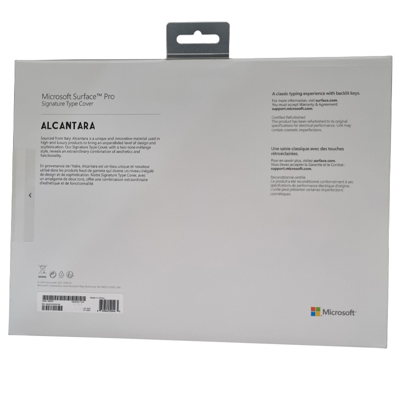 کیبورد تبلت مایکروسافت مدل Signature Type Cover(Refurbished) مناسب برای تبلت مایکروسافت Surface Pro