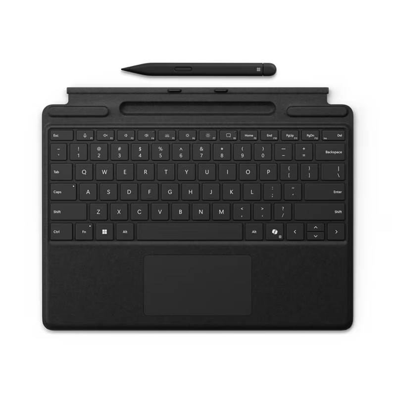 کیبورد تبلت مایکروسافت مدل Surface Pro Copilot Keyboard with Slim Pen 2 مناسب برای تبلت مایکروسافت سرفیس Pro 8/Pro 9/Pro 10/Pro 11 به همراه قلم اسلیم 2