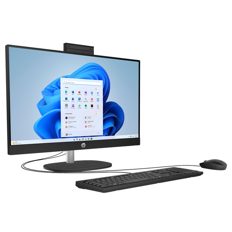 کامپیوتر همه کاره 27 اینچ اچ پی مدل HP AIO 27 CR1078nh با پردازنده Core Ultra 7-155U، رم 16 گیگابایت از نوع DDR5 و حافظه داخلی 1 ترابایت SSD، گرافیک Intel Graphics، نمایشگر از نوع IPS