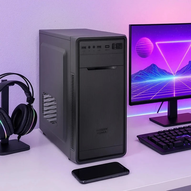 کامپیوتر دسکتاپ مدل ECO-H61-intel-Ram4GB-HDD500GB-Wifi-Blutooth