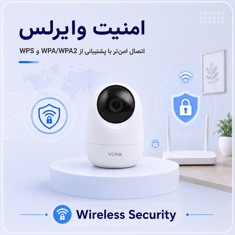 دوربین مداربسته تحت شبکه وونک مدل 5MP Pro