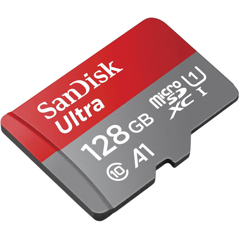 کارت حافظه microSDXC سن دیسک مدل Ultra A1 کلاس 10 استاندارد UHS-I سرعت 140MBps ظرفیت 128 گیگابایت
