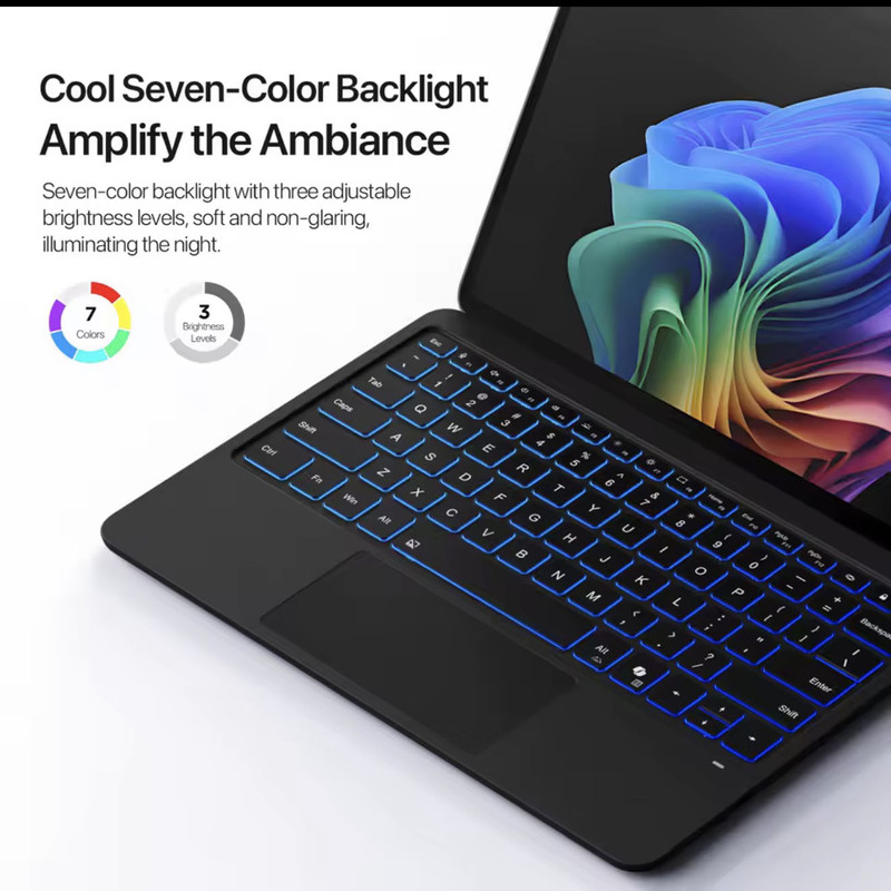 کیبورد بی‌سیم تبلت دوکس دوکیس مدل ck008 مناسب برای تبلت Surface pro12 Inch