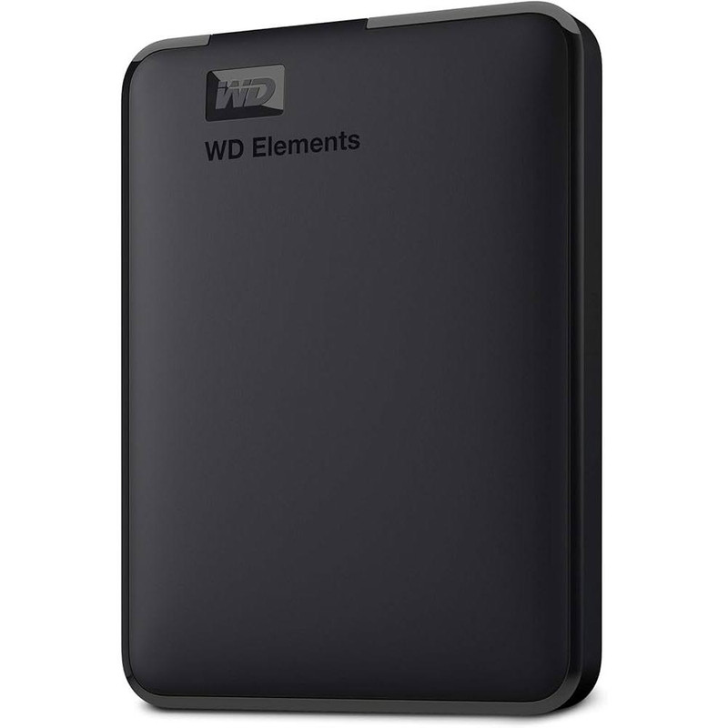 هارد اکسترنال وسترن دیجیتال مدل Elements  ظرفیت چهار ترابایت دارای رابط USB Type-A 3.2